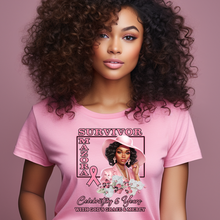 Load image into Gallery viewer, Breast Cancer Celebrating Survivor Digital Design Product