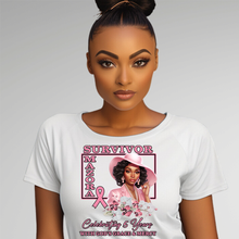Load image into Gallery viewer, Breast Cancer Celebrating Survivor Digital Design Product