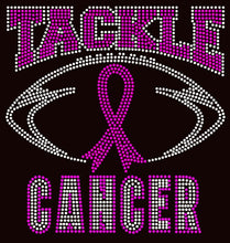Load image into Gallery viewer, Tackle Cancer Rhinestone Transfer