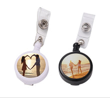 Load image into Gallery viewer, Retractable Badge Reel Sublimation Blank