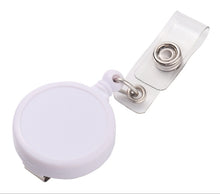 Load image into Gallery viewer, Retractable Badge Reel Sublimation Blank