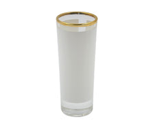 Load image into Gallery viewer, 2.5oz Sublimation Shooter Shot Glass With Gold Rim