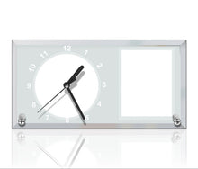 Load image into Gallery viewer, Glass Sublimation Photo Clock