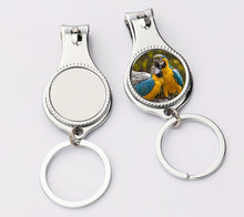 Load image into Gallery viewer, Nail Clipper Sublimation Keychain