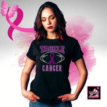 Load image into Gallery viewer, Tackle Cancer Rhinestone Transfer