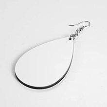 Load image into Gallery viewer, Tear Drop Sublimation Earrings