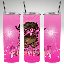 Load image into Gallery viewer, Breast Cancer Survivor Tumbler Wrap Digital Product