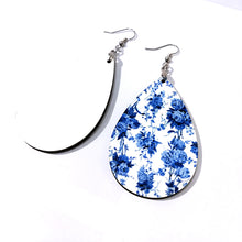 Load image into Gallery viewer, Tear Drop Sublimation Earrings
