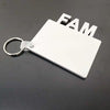Load image into Gallery viewer, DAD, FAM, GRAD, & MOM Sublimation Keychain