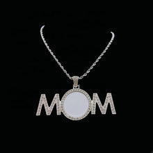 Load image into Gallery viewer, MOM Bling/Rhinestone Sublimation Necklace