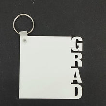Load image into Gallery viewer, DAD, FAM, GRAD, & MOM Sublimation Keychain