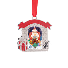Load image into Gallery viewer, Christmas Fireplace Sublimation Ornament