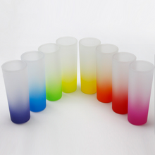 Load image into Gallery viewer, 3oz Frosted Color Sublimation Shooter Shot Glass