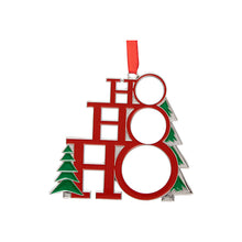 Load image into Gallery viewer, Christmas Ho Ho Ho Sublimation Ornament