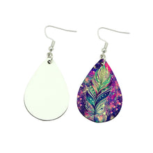 Load image into Gallery viewer, Tear Drop Sublimation Earrings