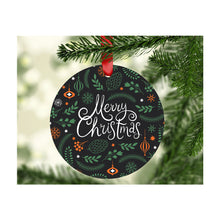 Load image into Gallery viewer, Christmas Round Sublimation Ornament