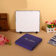 Load image into Gallery viewer, Photo Slate Sublimation With Live Edges 7.8x7.8