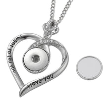 Load image into Gallery viewer, Heart Pendant Sublimation Necklace