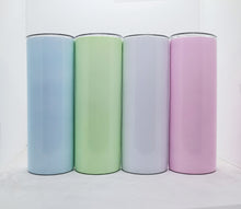 Load image into Gallery viewer, 20oz Glow In The Dark Straight Sublimation Tumblers