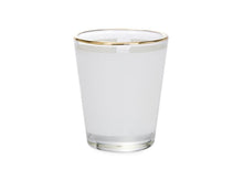 Load image into Gallery viewer, 1.5 oz Sublimation Shot Glass With Gold Rim