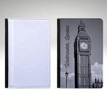 Load image into Gallery viewer, PU Passport Holder Black Back Sublimation Blank