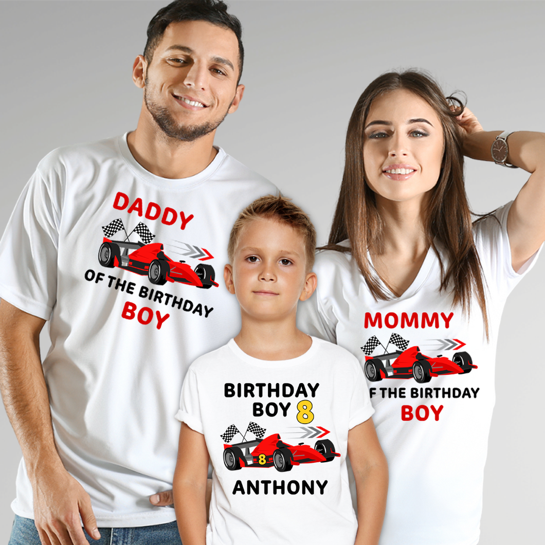 Race Car Birthday Boy Digital Design Product