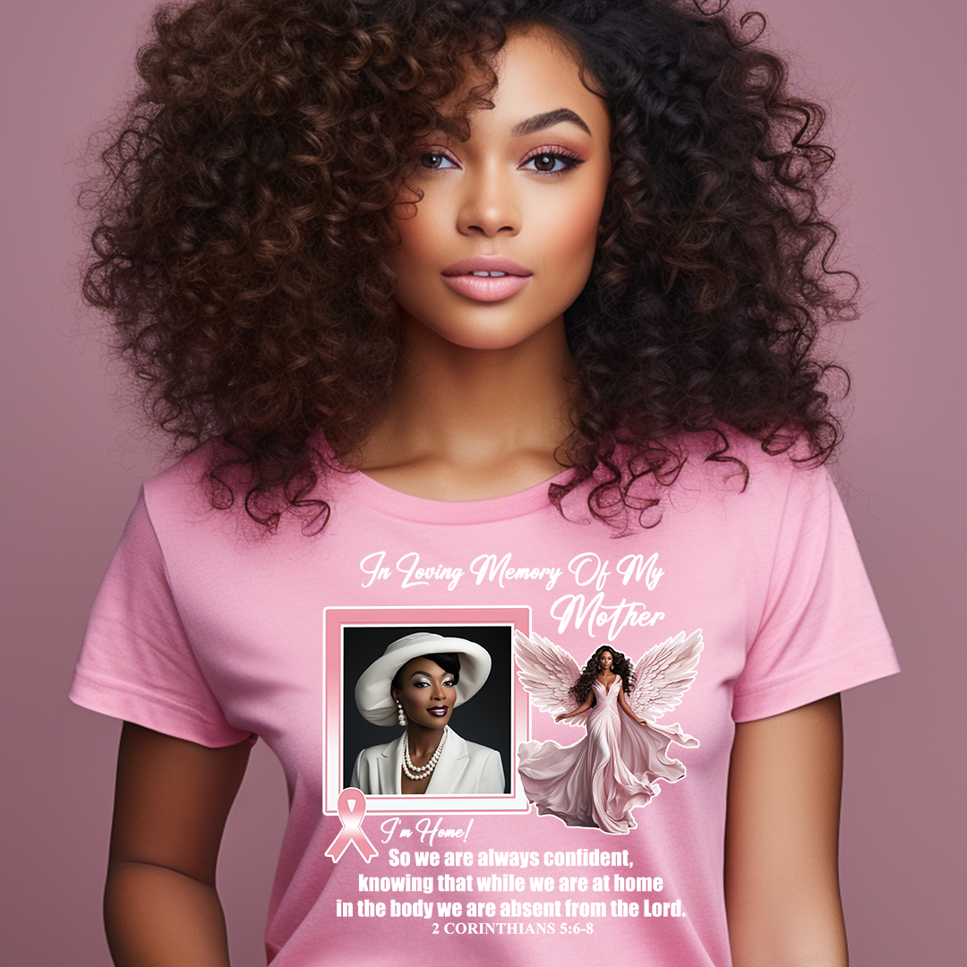Breast Cancer Awareness In Loving Memory Of My Angel Digital Design Pr ...