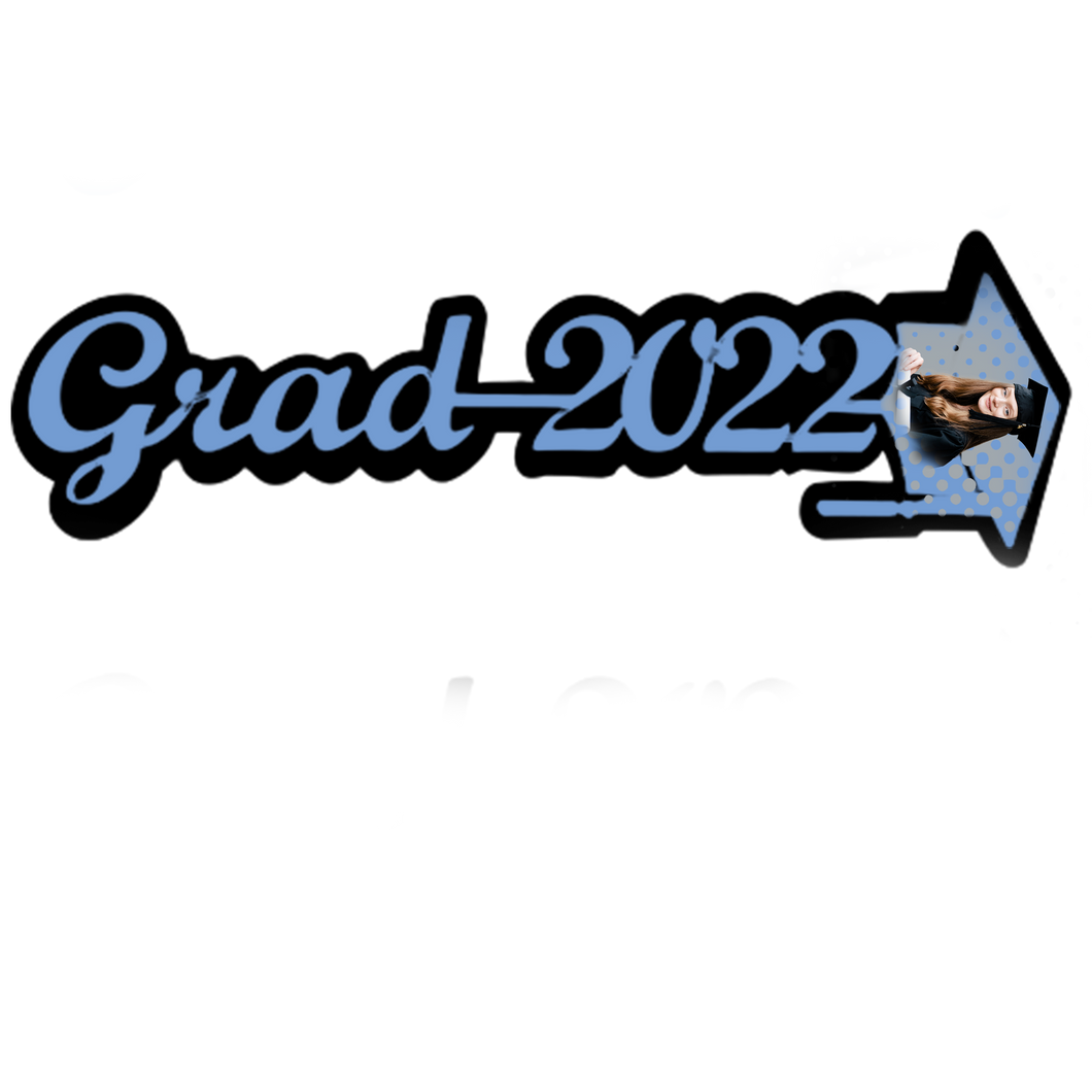 Grad 2022 Sublimation Blank With Cap