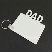Load image into Gallery viewer, DAD, FAM, GRAD, &amp; MOM Sublimation Keychain

