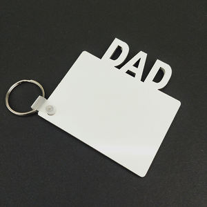 DAD, FAM, GRAD, & MOM Sublimation Keychain