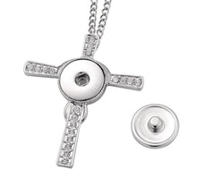 Load image into Gallery viewer, Cross Bling Sublimation Necklace
