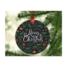 Load image into Gallery viewer, Christmas Round Sublimation Ornament
