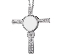 Load image into Gallery viewer, Cross Bling Sublimation Necklace
