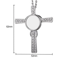 Load image into Gallery viewer, Cross Bling Sublimation Necklace
