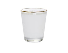 Load image into Gallery viewer, 1.5 oz Sublimation Shot Glass With Gold Rim
