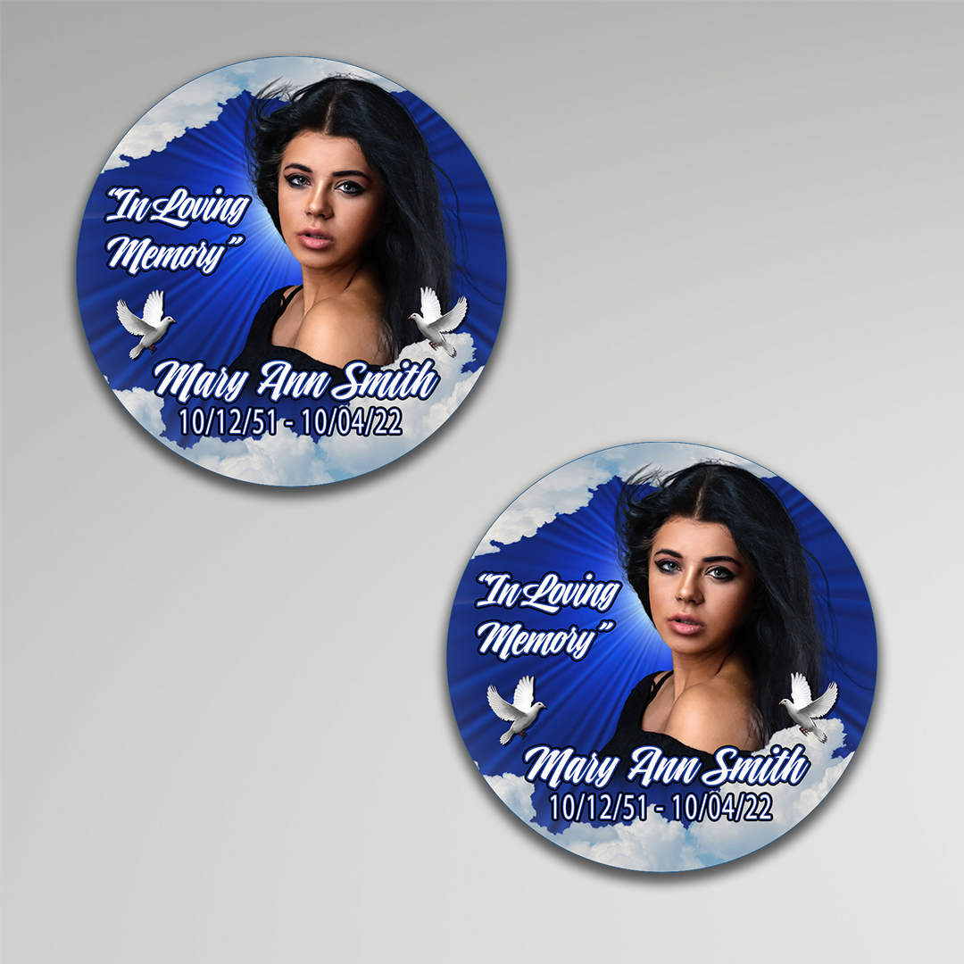 Memorial Button Circle Template plus mocks shown – M LaShea & Company